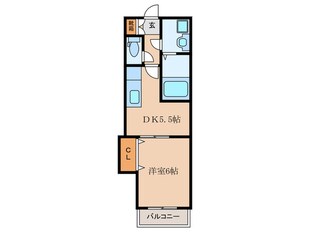 プレシード萩崎の物件間取画像